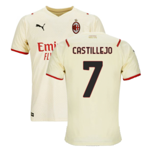 2021-2022 AC Milan Away Shirt (Kids) (CASTILLEJO 7)