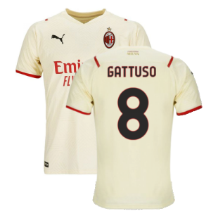 2021-2022 AC Milan Away Shirt (Kids) (GATTUSO 8)