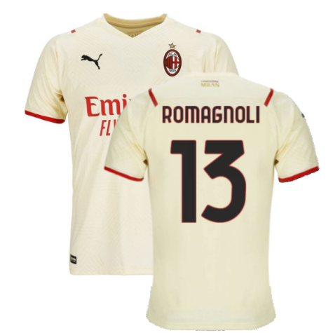 2021-2022 AC Milan Away Shirt (Kids) (ROMAGNOLI 13)