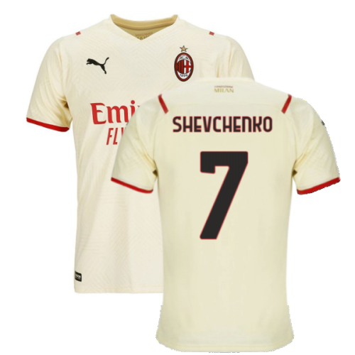 2021-2022 AC Milan Away Shirt (Kids) (SHEVCHENKO 7)