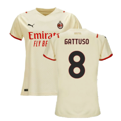 2021-2022 AC Milan Away Shirt (Ladies) (GATTUSO 8)