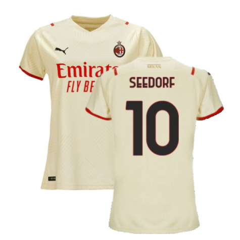 2021-2022 AC Milan Away Shirt (Ladies) (SEEDORF 10)