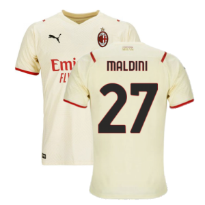 2021-2022 AC Milan Away Shirt (MALDINI 27)