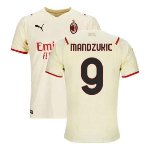 2021-2022 AC Milan Away Shirt (MANDZUKIC 9)