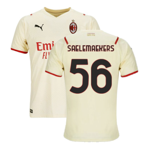 2021-2022 AC Milan Away Shirt (SAELEMAEKERS 56)