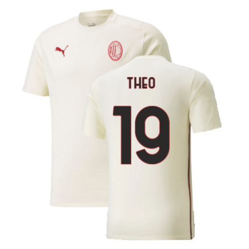 2021-2022 AC Milan Casuals Tee (Afterglow) (THEO 19)