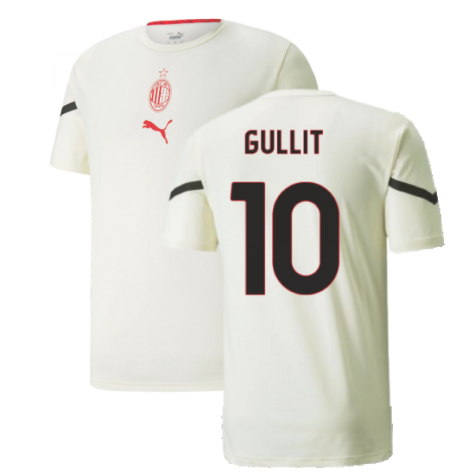 2021-2022 AC Milan Pre-Match Jersey (Afterglow) (GULLIT 10)