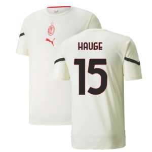 2021-2022 AC Milan Pre-Match Jersey (Afterglow) (HAUGE 15)