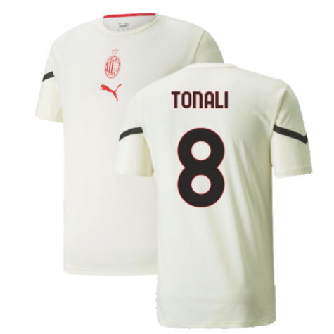 2021-2022 AC Milan Pre-Match Jersey (Afterglow) (TONALI 8)