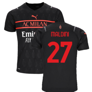 2021-2022 AC Milan Third Shirt (Kids) (MALDINI 27)