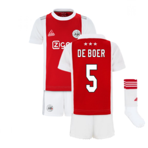 2021-2022 Ajax Home Mini Kit (DE BOER 5)