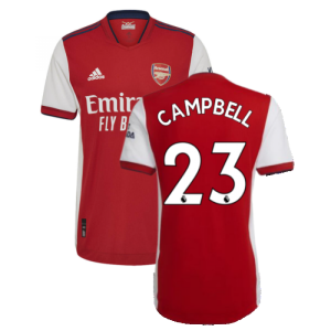 2021-2022 Arsenal Authentic Home Shirt (CAMPBELL 23)