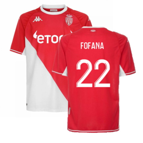 2021-2022 AS Monaco Home Shirt (FOFANA 22)