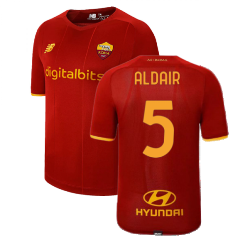 2021-2022 AS Roma Home Shirt (ALDAIR 5)