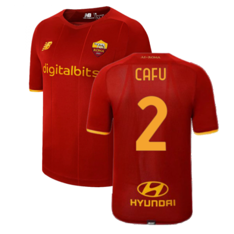 2021-2022 AS Roma Home Shirt (CAFU 2)