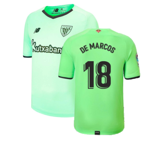 2021-2022 Athletic Bilbao Away Shirt (DE MARCOS 18)