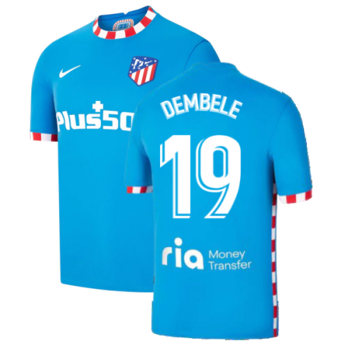 2021-2022 Atletico Madrid 3rd Shirt (DEMBELE 19)