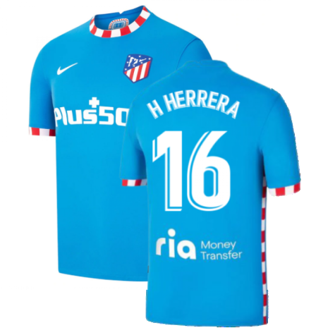 2021-2022 Atletico Madrid 3rd Shirt (H HERRERA 16)