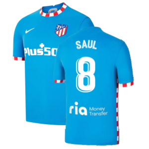 2021-2022 Atletico Madrid 3rd Shirt (SAUL 8) 2021-2022 Atletico Madrid 3rd Shirt (SAUL 8)