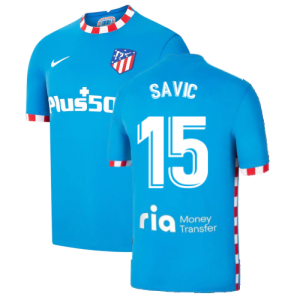 2021-2022 Atletico Madrid 3rd Shirt (SAVIC 15)