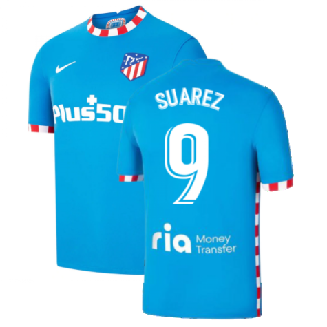 2021-2022 Atletico Madrid 3rd Shirt (SUAREZ 9)