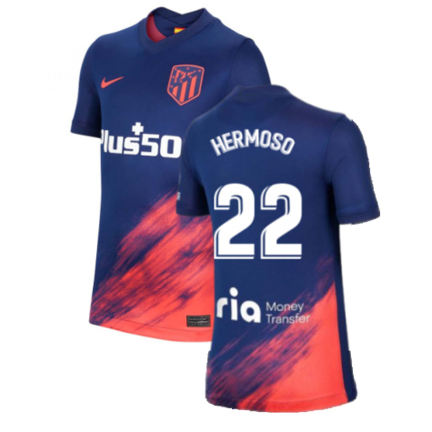 2021-2022 Atletico Madrid Away Shirt (Kids) (HERMOSO 22)