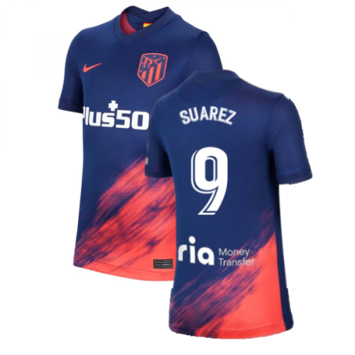 2021-2022 Atletico Madrid Away Shirt (Kids) (SUAREZ 9)