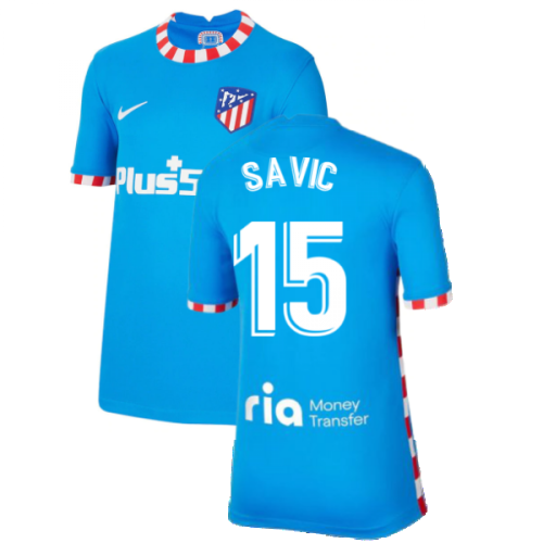 2021-2022 Atletico Madrid Third Shirt (Kids) (SAVIC 15)