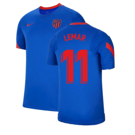 2021-2022 Atletico Madrid Training Shirt (Blue) (LEMAR 11)