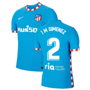 2021-2022 Atletico Madrid Vapor 3rd Shirt (J M GIMENEZ 2)