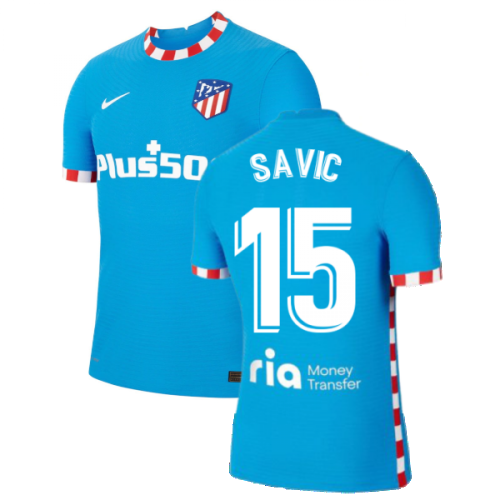 2021-2022 Atletico Madrid Vapor 3rd Shirt (SAVIC 15)