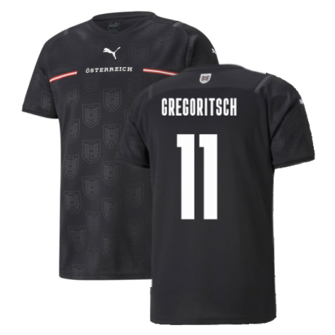 2021-2022 Austria Away Shirt (GREGORITSCH 11)