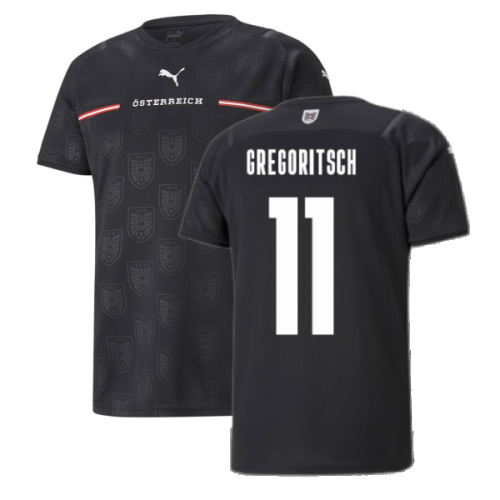 2021-2022 Austria Away Shirt (Kids) (GREGORITSCH 11)