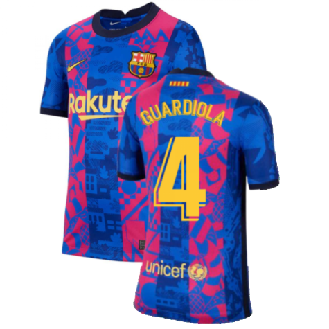 2021-2022 Barcelona 3rd Shirt (Kids) (GUARDIOLA 4)