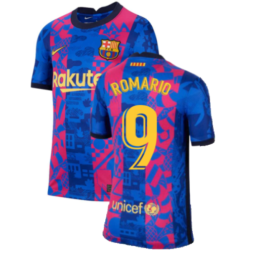 2021-2022 Barcelona 3rd Shirt (Kids) (ROMARIO 9)