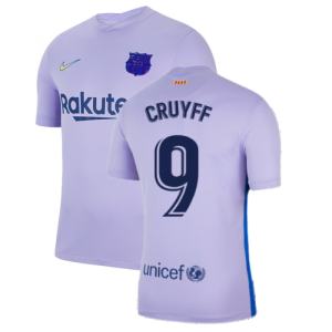 2021-2022 Barcelona Away Shirt (Kids) (CRUYFF 9)