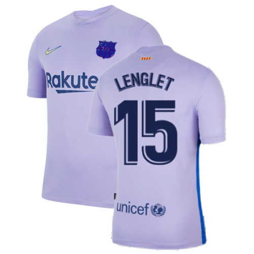 2021-2022 Barcelona Away Shirt (LENGLET 15)