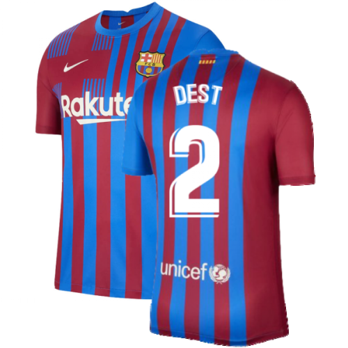 2021-2022 Barcelona Home Shirt (DEST 2)