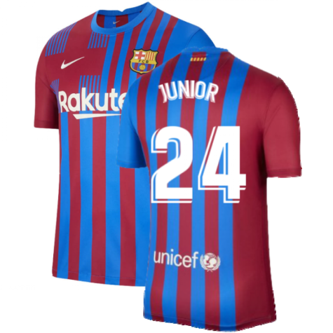 2021-2022 Barcelona Home Shirt (JUNIOR 24)