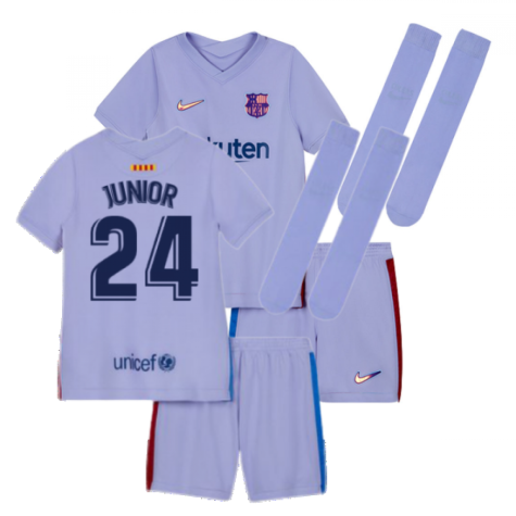 2021-2022 Barcelona Infants Away Kit (JUNIOR 24)