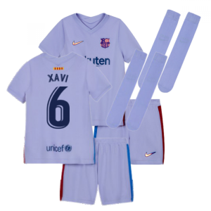 2021-2022 Barcelona Infants Away Kit (XAVI 6)