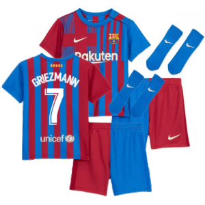 2021-2022 Barcelona Infants Home Kit (GRIEZMANN 7)