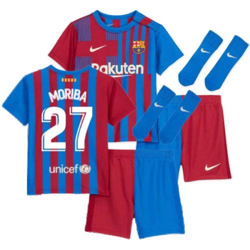 2021-2022 Barcelona Infants Home Kit (MORIBA 27)