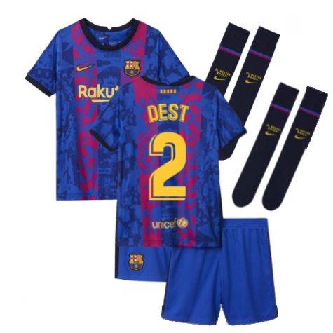 2021-2022 Barcelona Third Mini Kit (DEST 2)