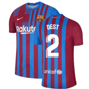 2021-2022 Barcelona Vapor Match Home Shirt (DEST 2)