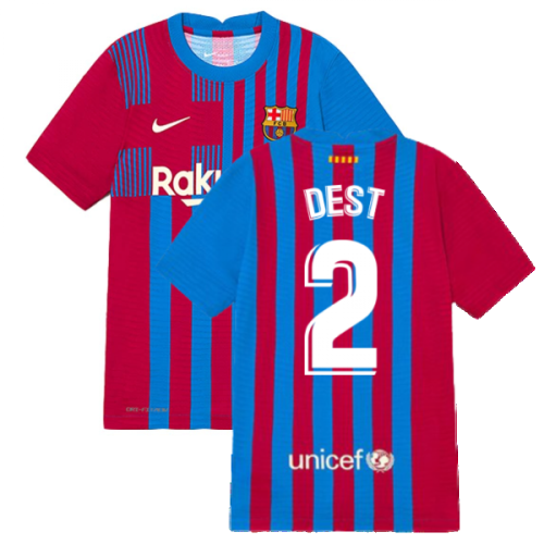 2021-2022 Barcelona Vapor Match Home Shirt (Kids) (DEST 2)