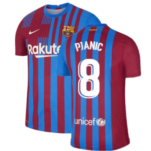 2021-2022 Barcelona Vapor Match Home Shirt (PJANIC 8) 2021-2022 Barcelona Vapor Match Home Shirt (PJANIC 8)