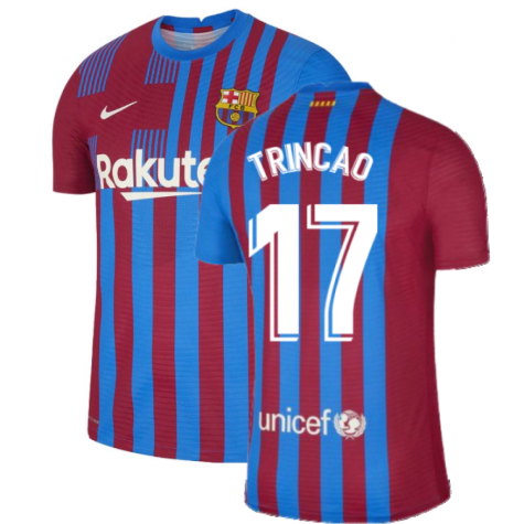 2021-2022 Barcelona Vapor Match Home Shirt (TRINCAO 17)