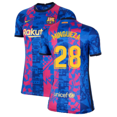 2021-2022 Barcelona Womens 3rd Shirt (MINGUEZA 28)