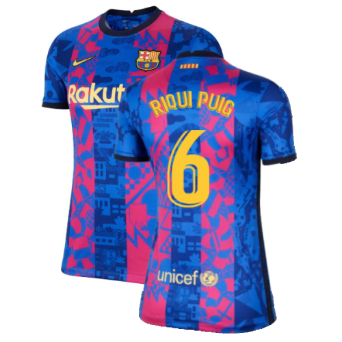 2021-2022 Barcelona Womens 3rd Shirt (RIQUI PUIG 6)